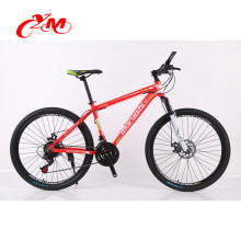 2015 стальной велосипед открытый горный велосипед с дешевые запчасти/э горный велосипед дисковые тормоза/цвет горный велосипед шины